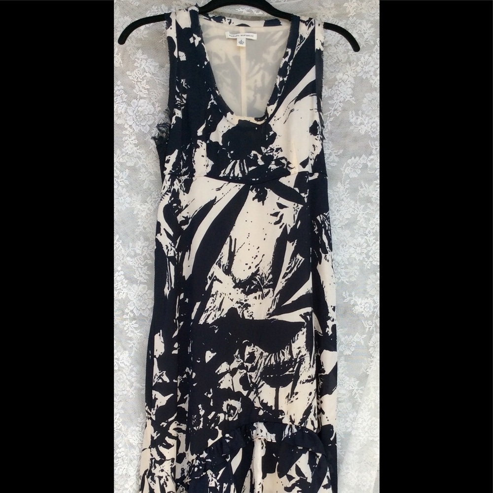 Banana Republic Hi-Lo Sleevless Silk Floral Dress